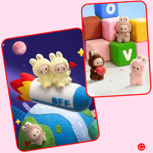 Pop Mart The Monsters Labubu Pin for Love Series - Vinyl Plush Pendant Blind Box - OVERRATED