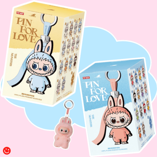 Pop Mart The Monsters Labubu Pin for Love Series - Vinyl Plush Pendant Blind Box - OVERRATED