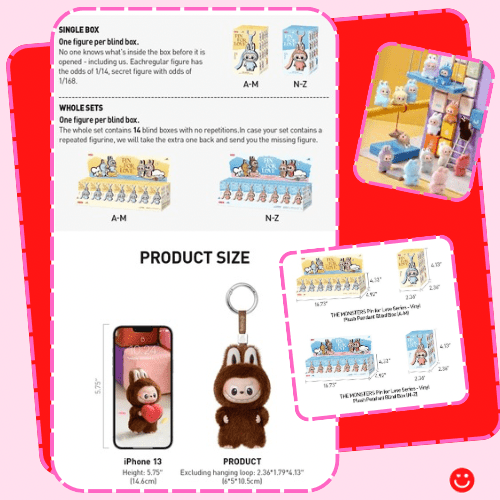 Pop Mart The Monsters Labubu Pin for Love Series - Vinyl Plush Pendant Blind Box - OVERRATED