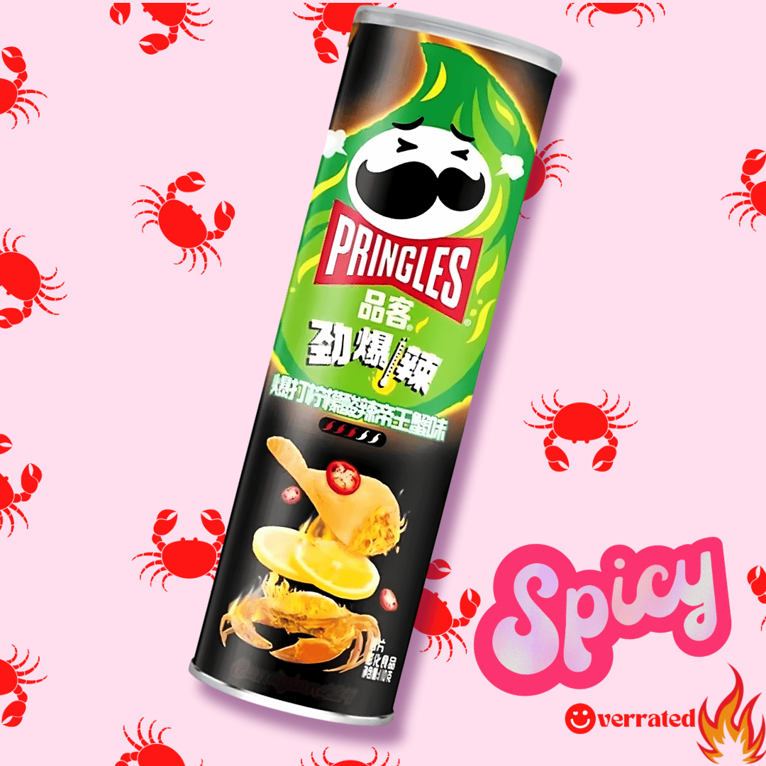 Pringles Super Hot Chili Lemon Crab Flavor Chips Can - OVERRATED