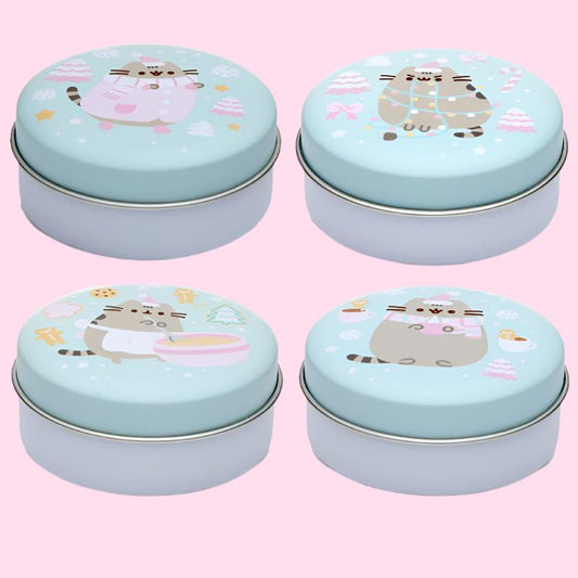 Pusheen Cat Christmas Lip Balm in a Tin - OVERRATED