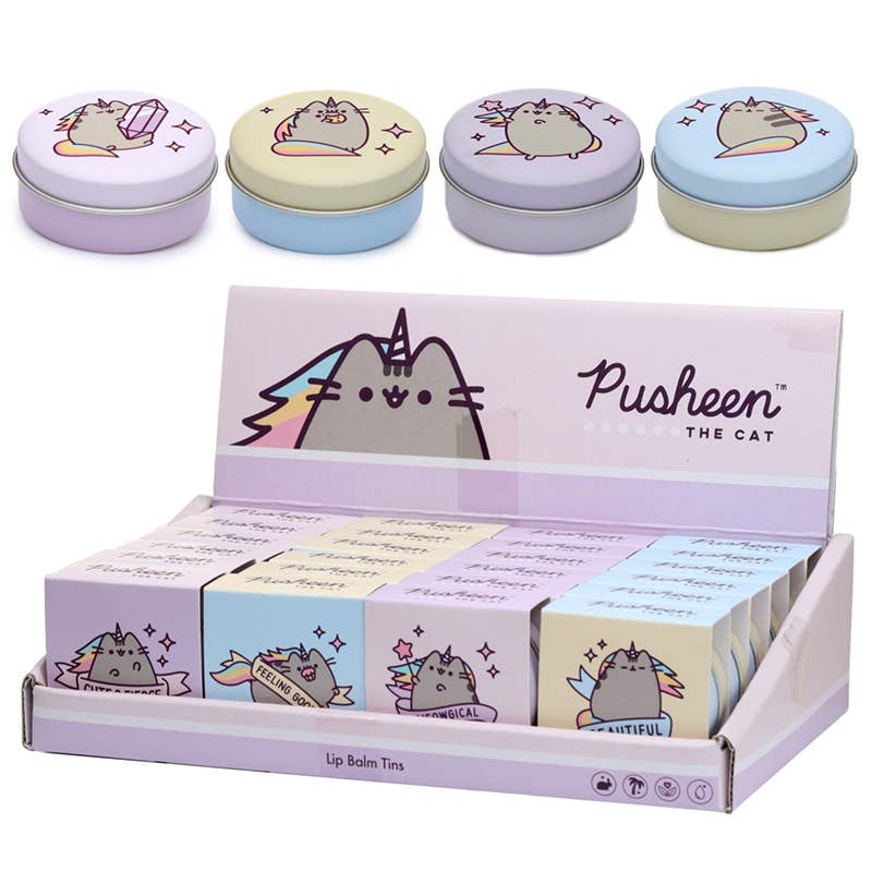 Pusheen Cat Pusheenicorn Lip Balm in a Tin - OVERRATED