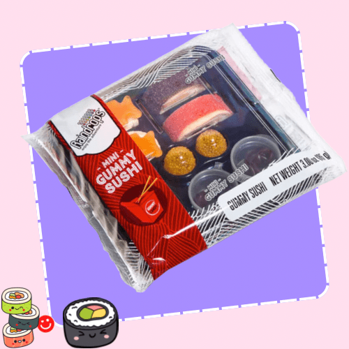 Raindrops Gummy Sushi Small - OVERRATED