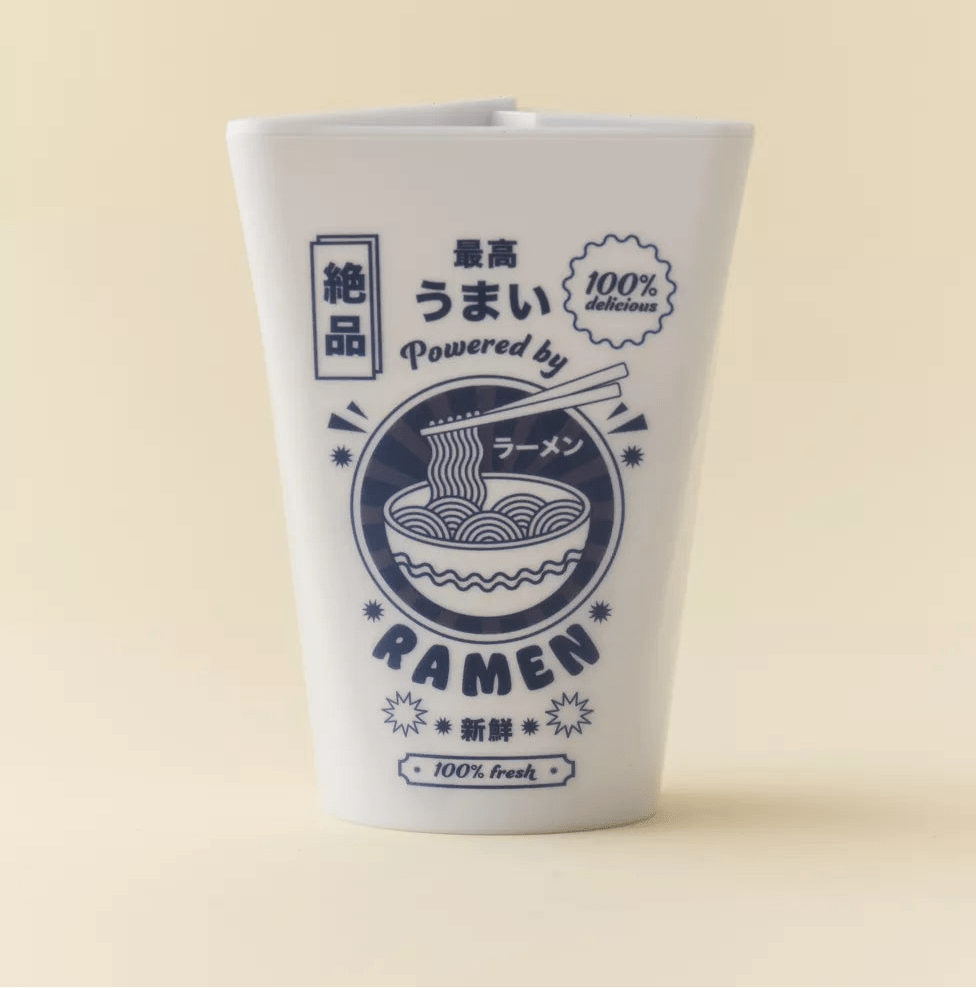 Ramen Noodle Carton Portable Table Lamp - OVERRATED
