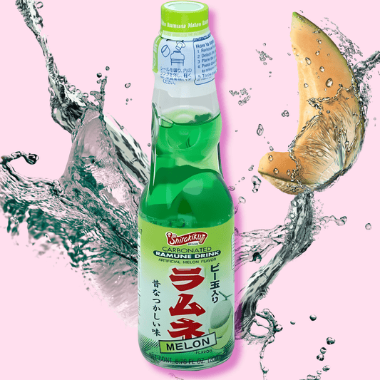 Ramune Melon, 6.76oz Glass Bottle - OVERRATED