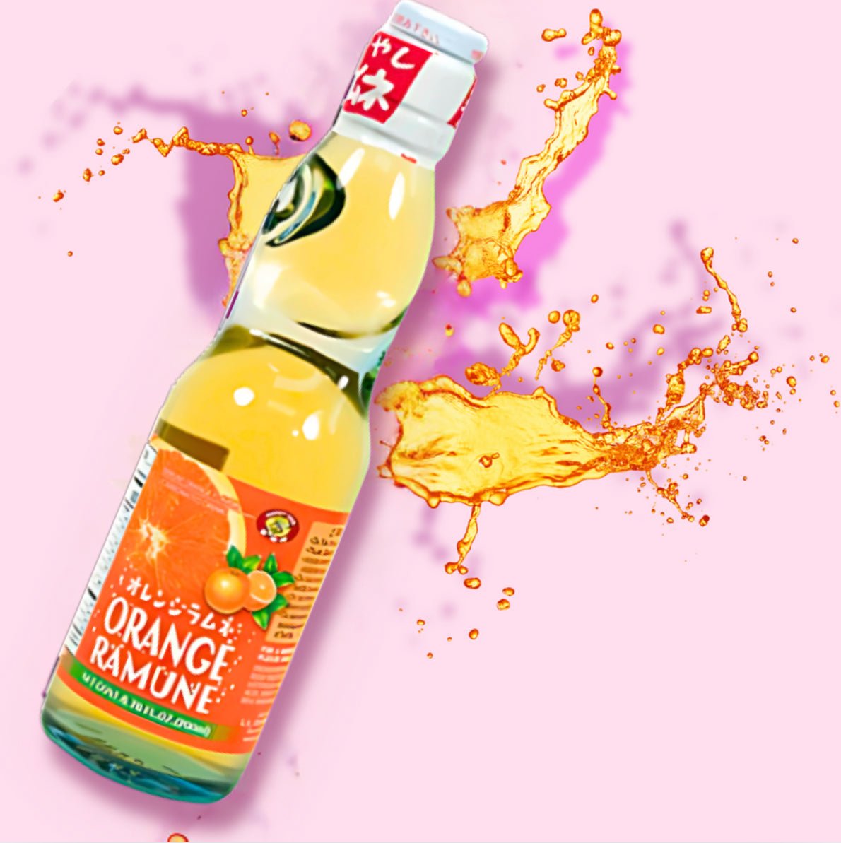 Ramune Orange, 6.76oz Glass Bottle - OVERRATED