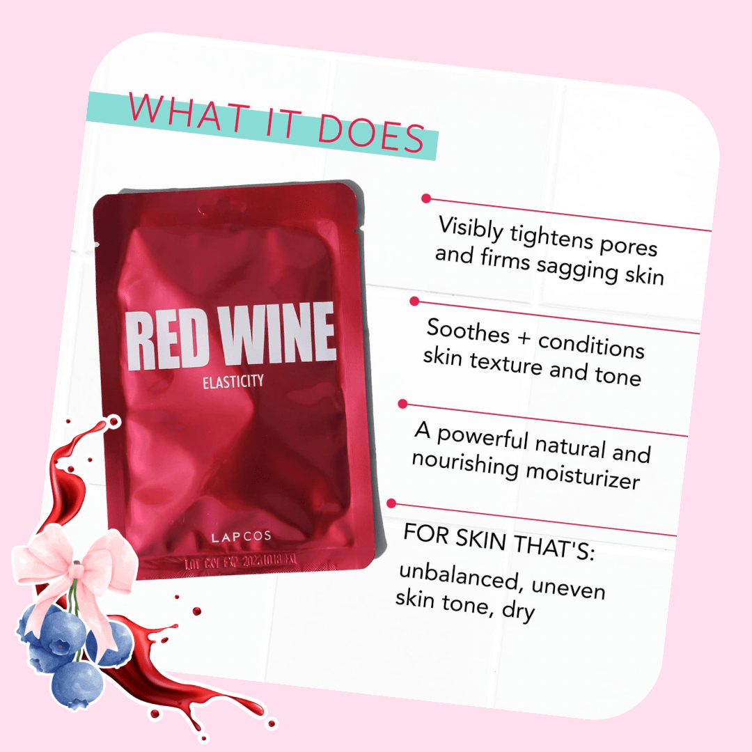 Red Wine Daily Sheet Mask - OVERRATED