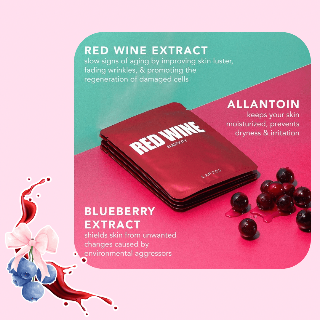 Red Wine Daily Sheet Mask - OVERRATED