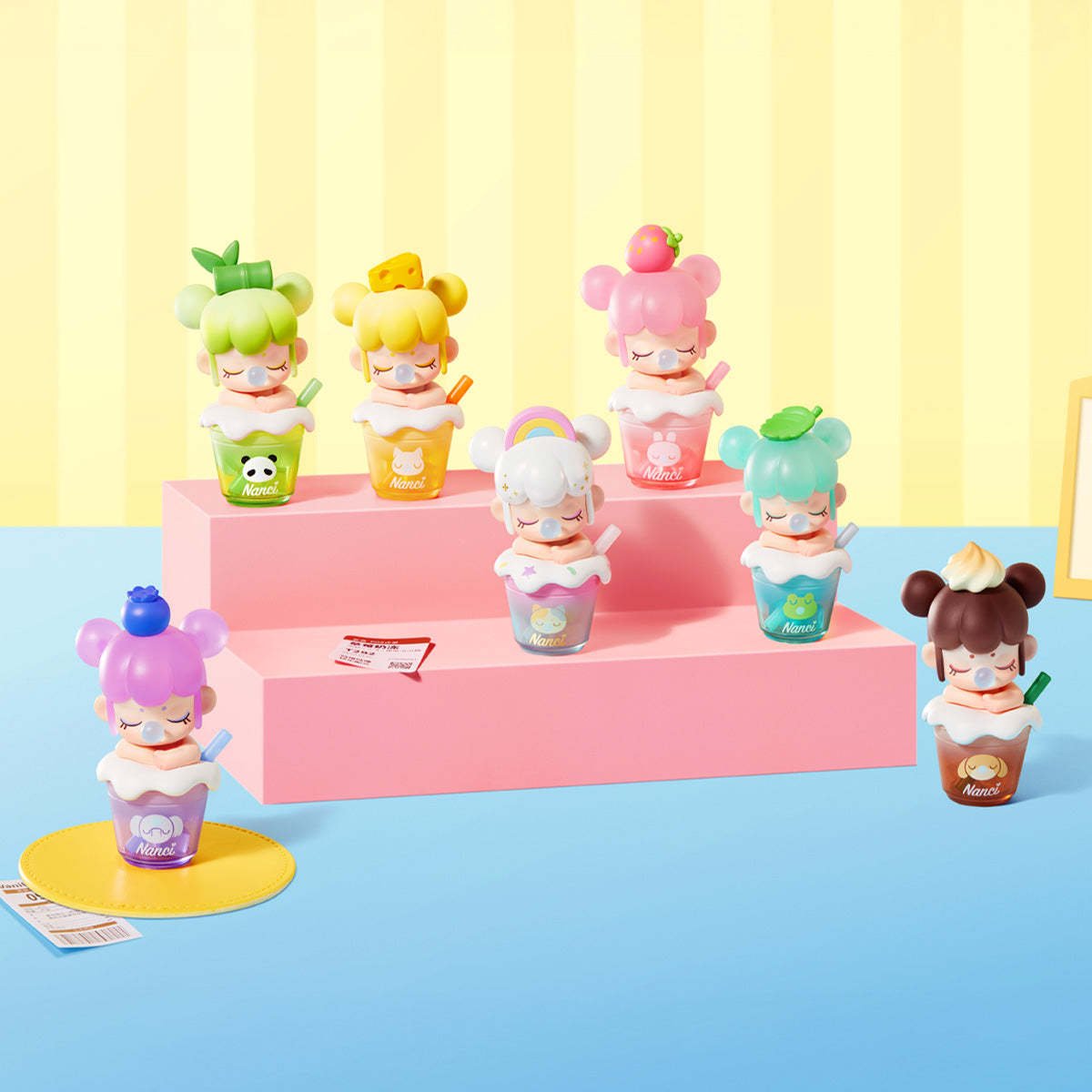 kawaii blind box Rolife BabyNanci Milk Tea Series surprise figure packaging - Overrated Korean Beauty & More