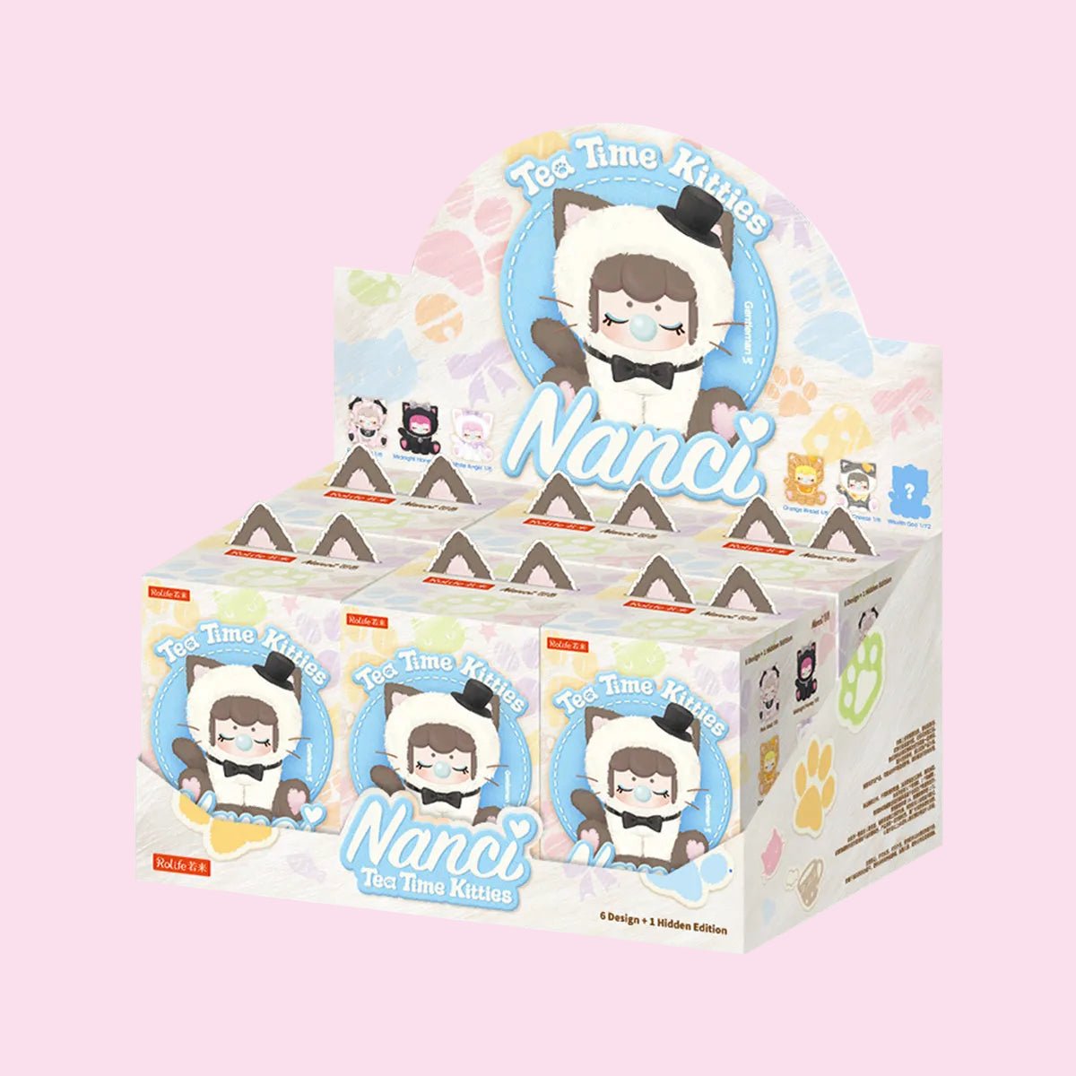 Rolife Nanci plush blind box Tea Time Kitties surprise unboxing - Overrated Korean Beauty & More