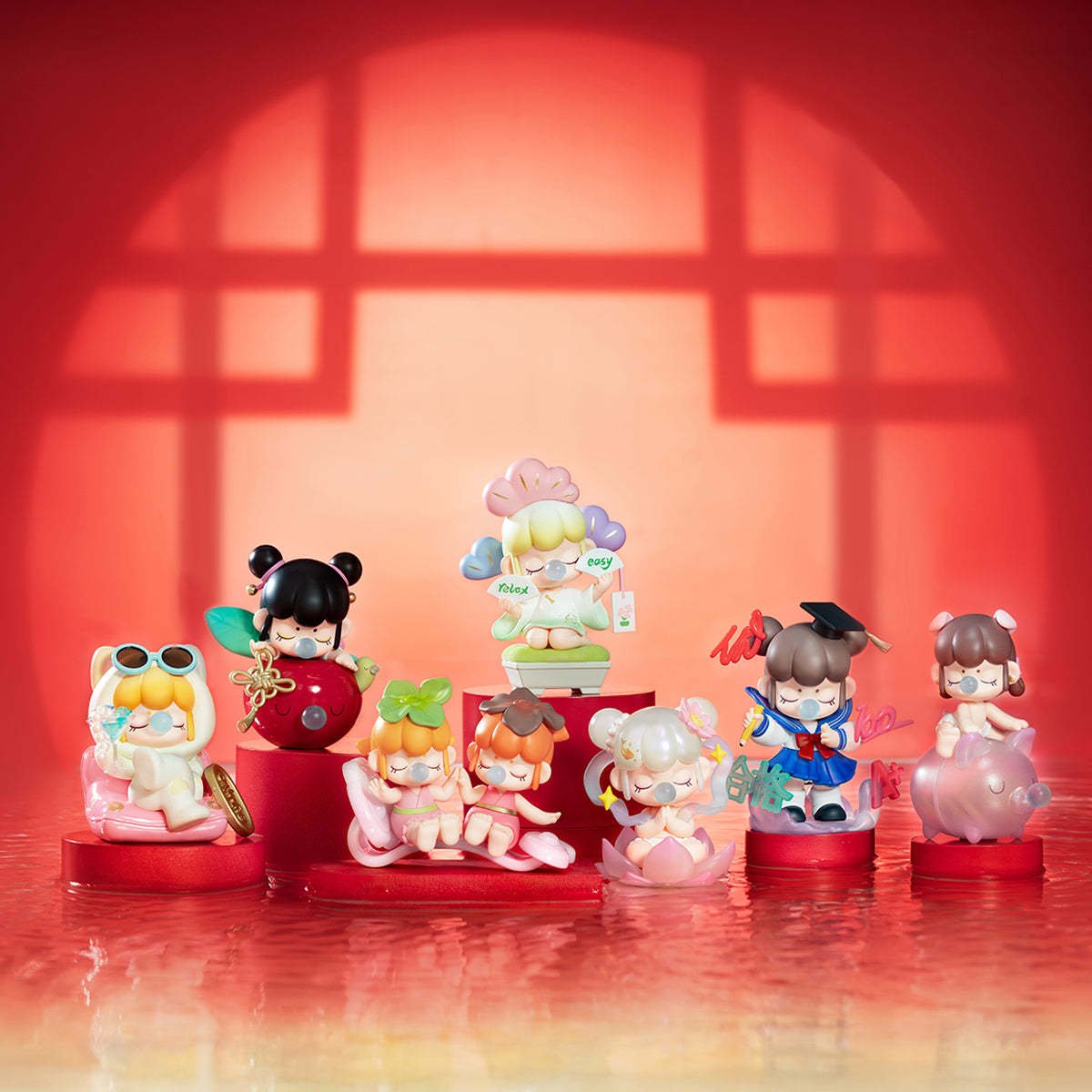 Rolife Nanci surprise figure Best Wishes Series red version - Overrated Korean Beauty & More