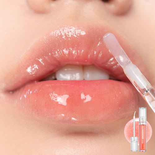 Korean lip gloss berry red shade full coverage shine - Overrated Korean Beauty & More