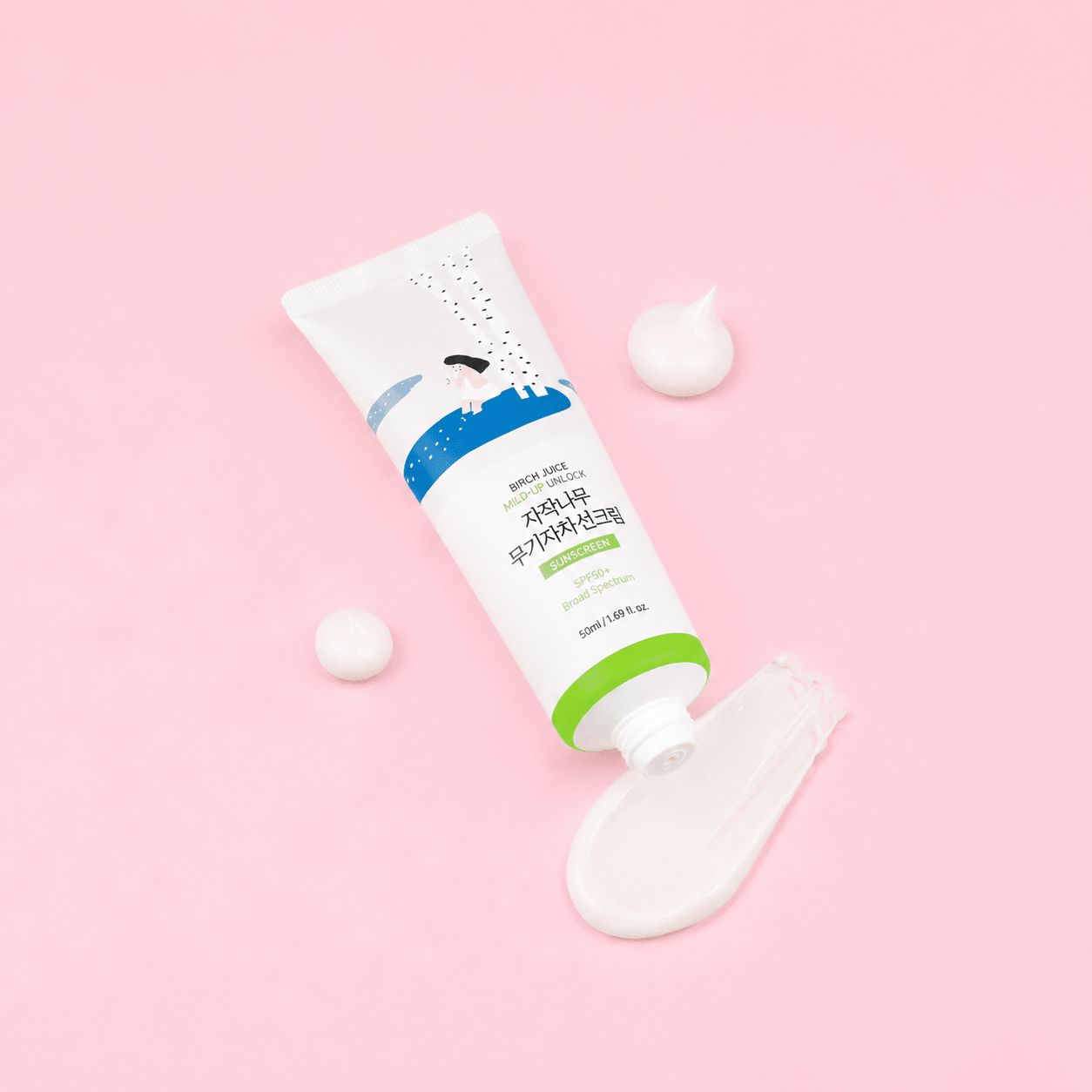 Round Lab Birch Mild - Up Sunscreen UVLock SPF 50+ Broad Spectrum - OVERRATED