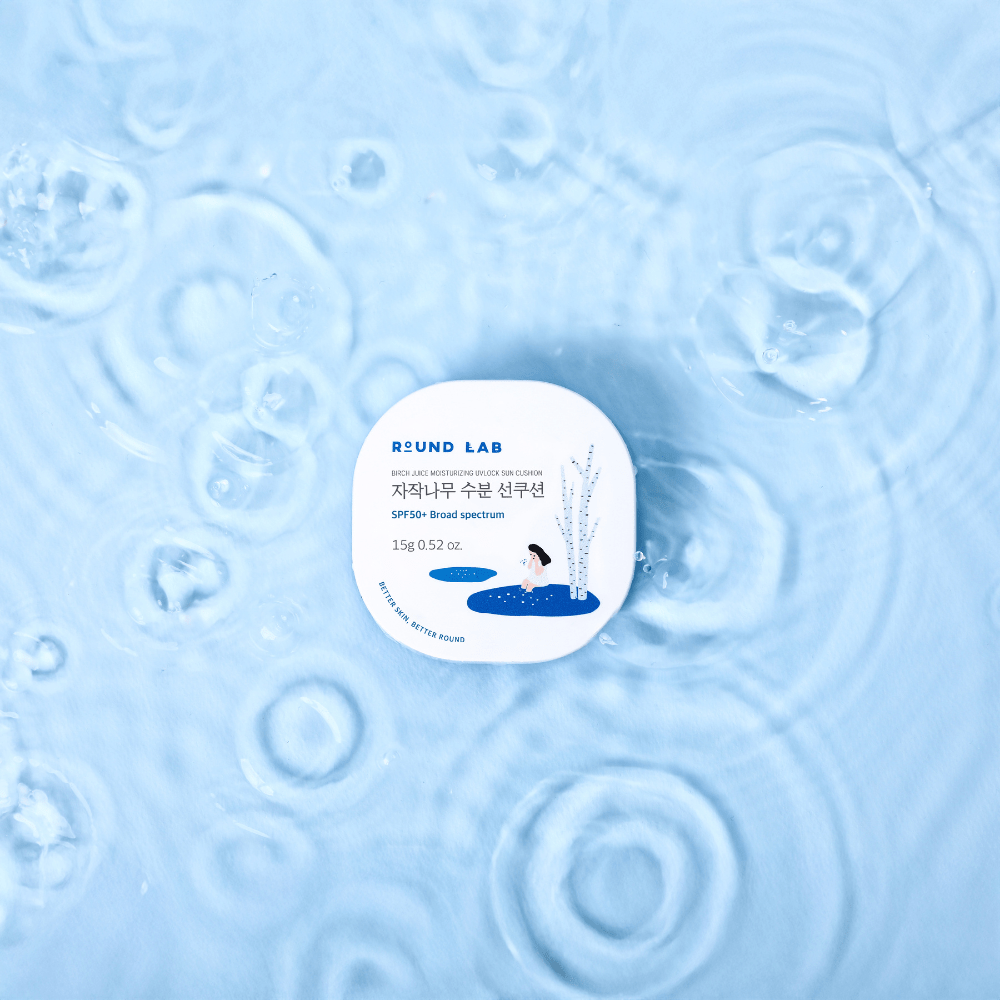 Round Lab Birch Moisturizing Sun Cushion SPF 50+ - OVERRATED