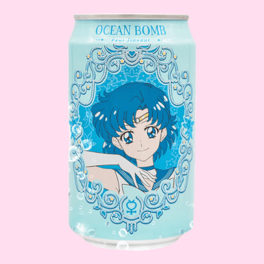 Sailor Moon Ocean Bomb Mercury Pear Sparkling Water 24 Count - OVERRATED