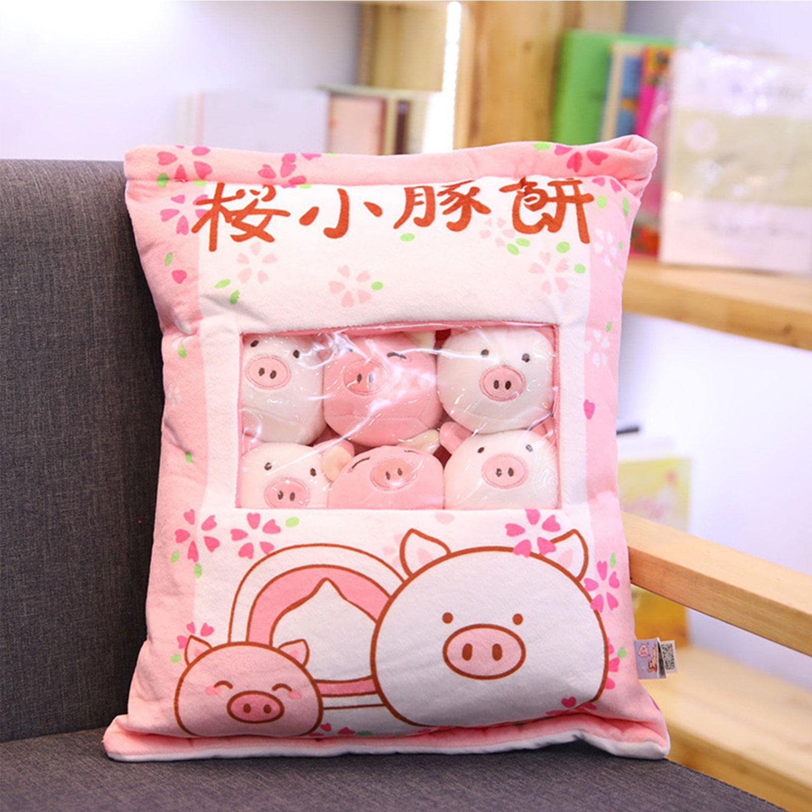Sakura Piggy Mochi Pillow Plushis - OVERRATED