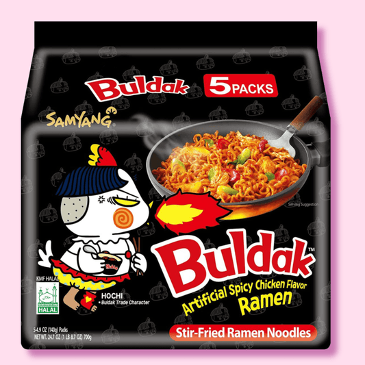 Samyang Buldak 5 Pack Original Spicy Chicken Ramen - OVERRATED