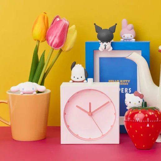 Sanrio blind box figure Hippers on everyday items like notebooks and pens - Overrated Korean Beauty & More