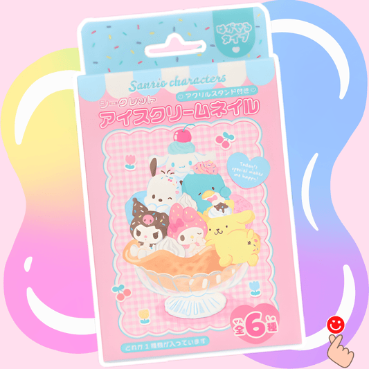 Sanrio blind box Ice Cream Nail Polish Secret Series with Acrylic Stand - OVERRATED