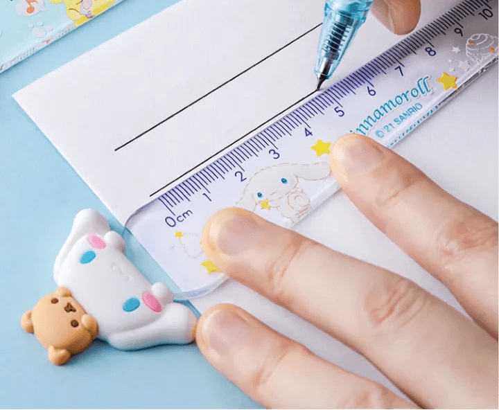 Kidario Ruler Kawaii Sanrio Ruler - My Melody Cinnamoroll – OVERRATED
