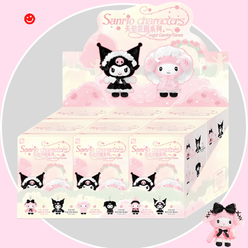 Sanrio Characters Angel Garden Series Plush Vinyl Keychain Gift Blind Box - OVERRATED