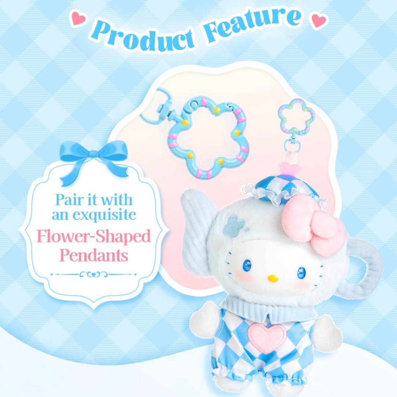 Sanrio Characters Blue Flutter Series Plush Relaxing Toy Blind Box - OVERRATED