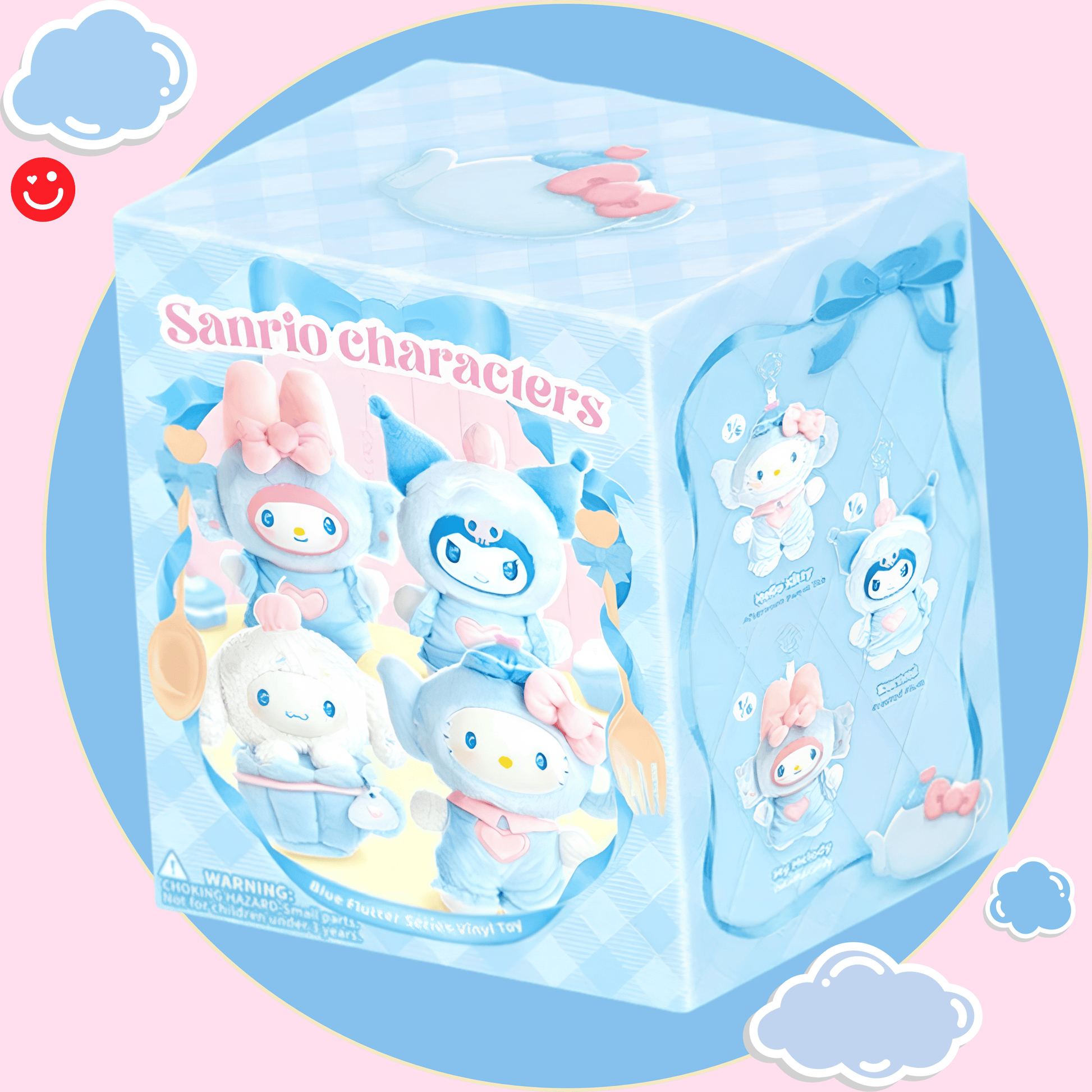 Sanrio Characters Blue Flutter Series Plush Relaxing Toy Blind Box - OVERRATED