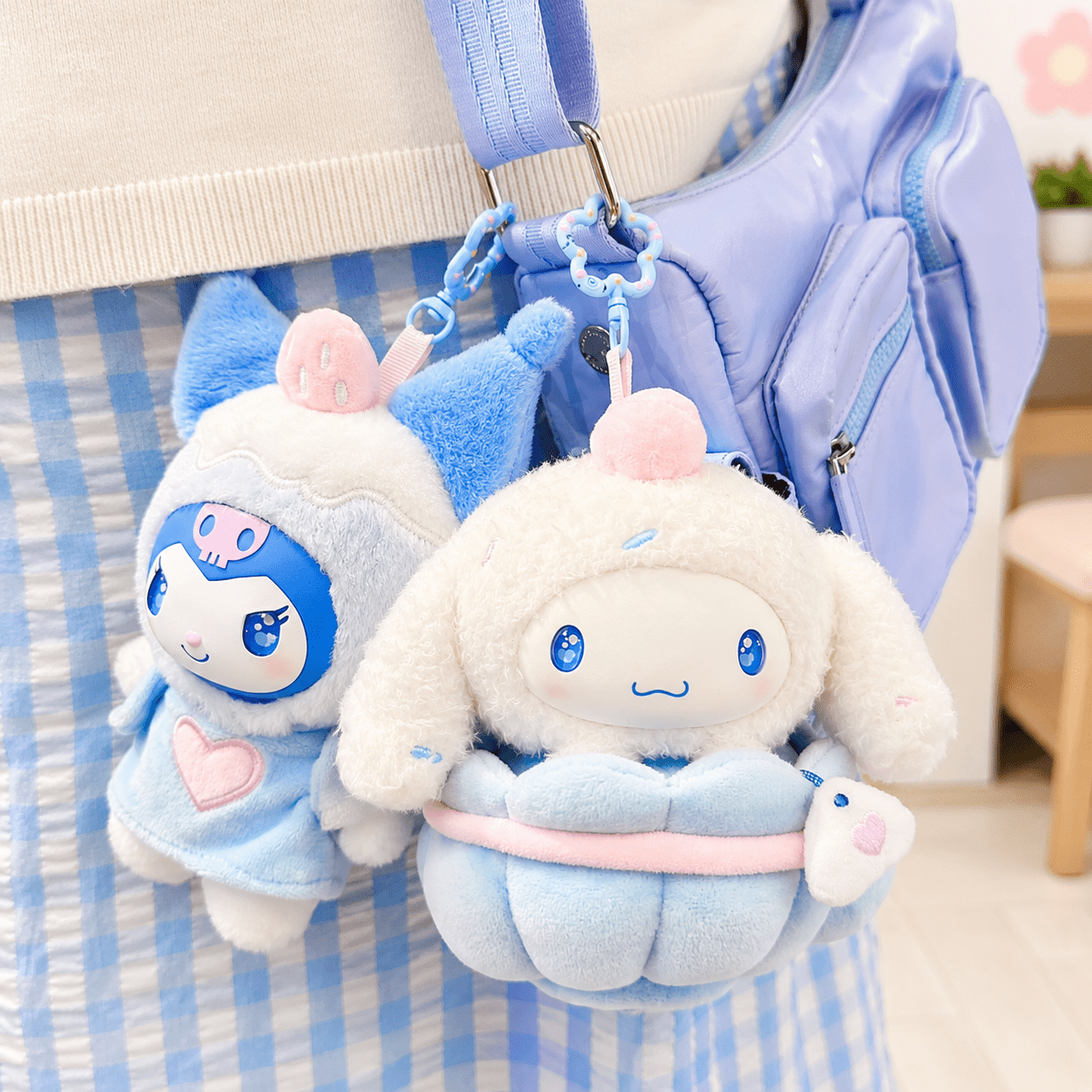 Sanrio Characters Blue Flutter Series Plush Relaxing Toy Blind Box - OVERRATED