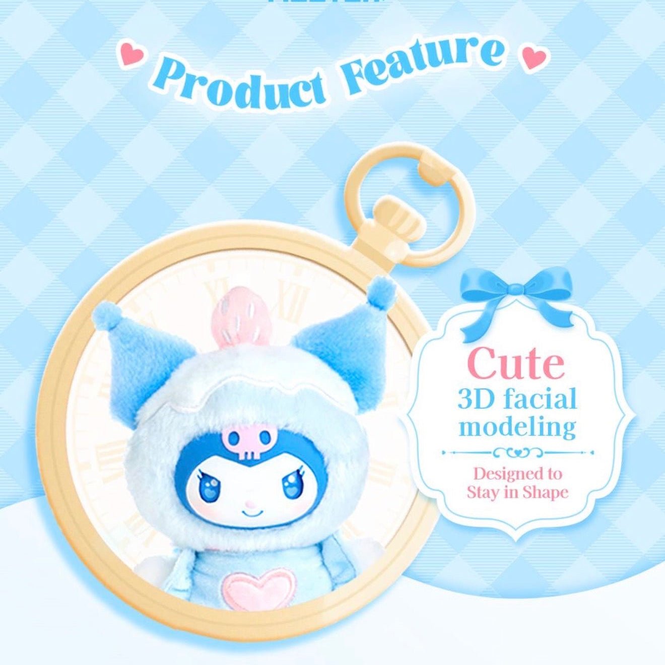 Sanrio Characters Blue Flutter Series Plush Relaxing Toy Blind Box - OVERRATED