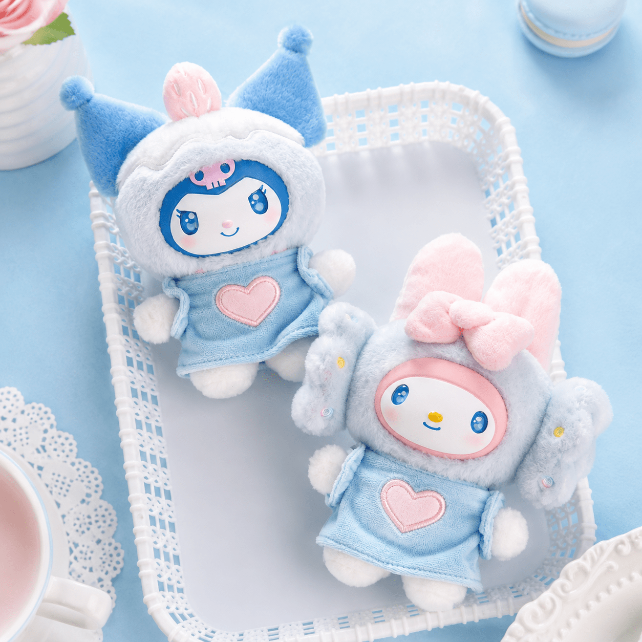 Sanrio Characters Blue Flutter Series Plush Relaxing Toy Blind Box - OVERRATED