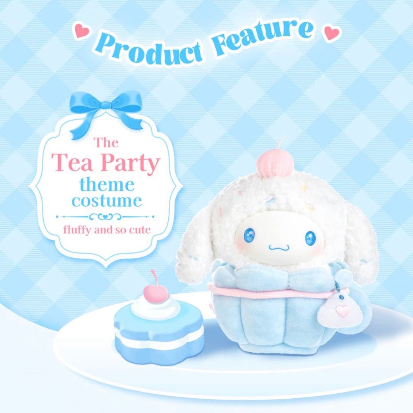 Sanrio Characters Blue Flutter Series Plush Relaxing Toy Blind Box - OVERRATED