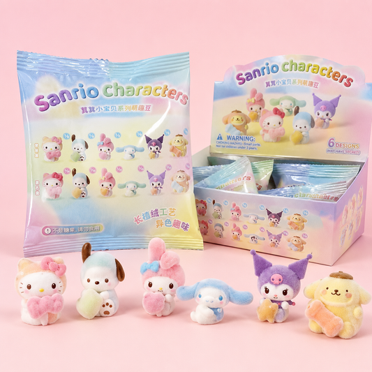 Sanrio Characters Flocked Mini Figure Blind Bag - OVERRATED