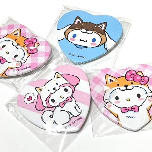 Sanrio Characters Heart Secret Deco Badge Blind Box - OVERRATED