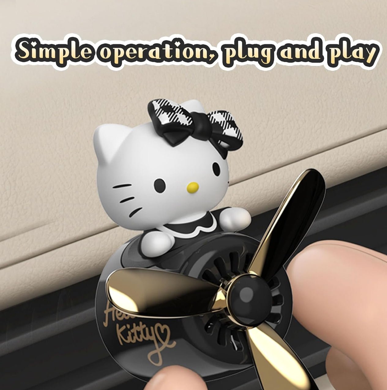 Sanrio Characters Hello Kitty Pilot Car Freshener - OVERRATED