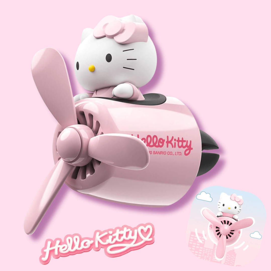 Sanrio Characters Hello Kitty Pilot Car Freshener - OVERRATED