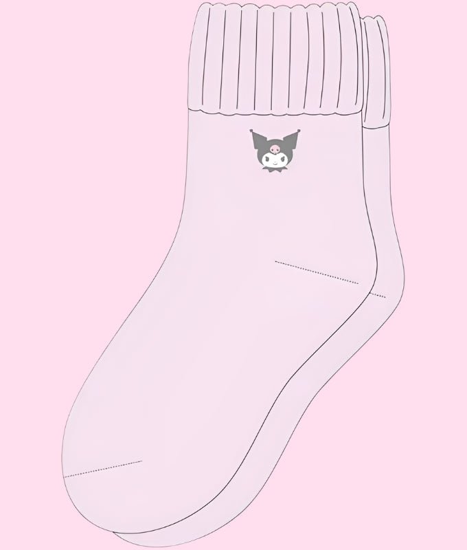 Sanrio Characters Kuromi Crew Socks - OVERRATED