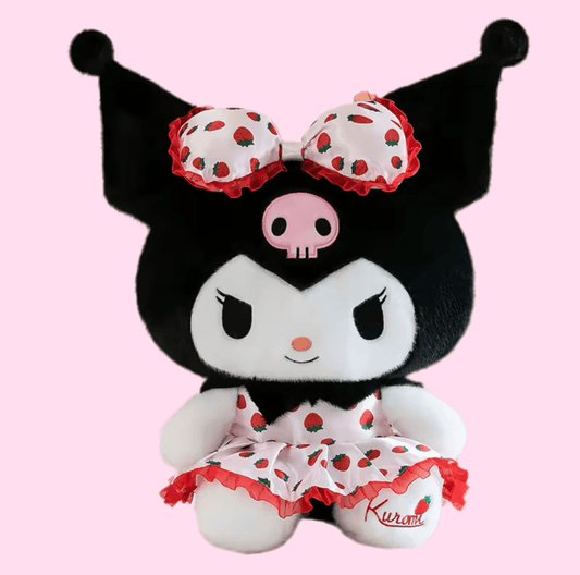 Sanrio Characters Kuromi Strawberry Dream Series Plushie - OVERRATED