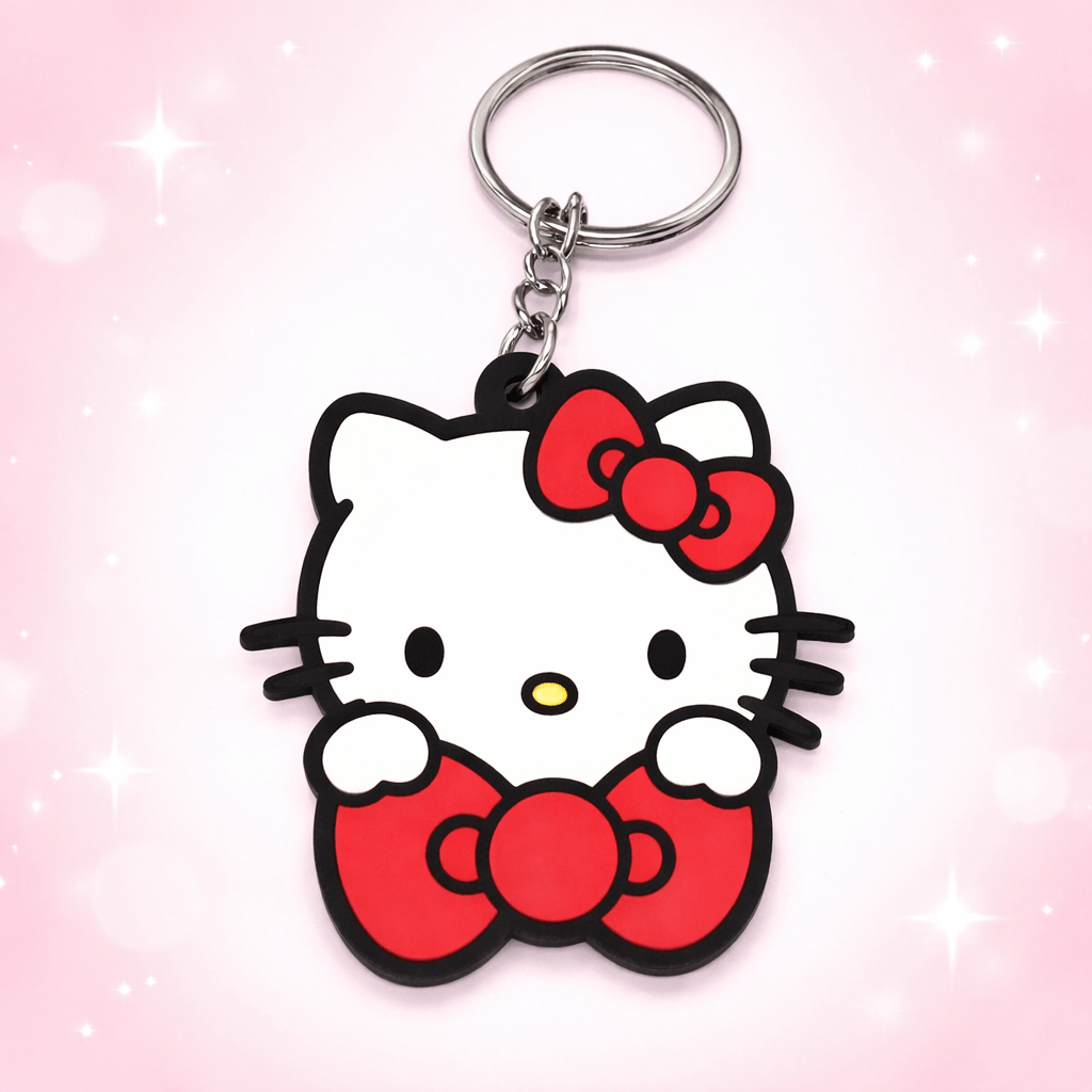 Sanrio Characters Laser Cut Rubber Keychain - OVERRATED