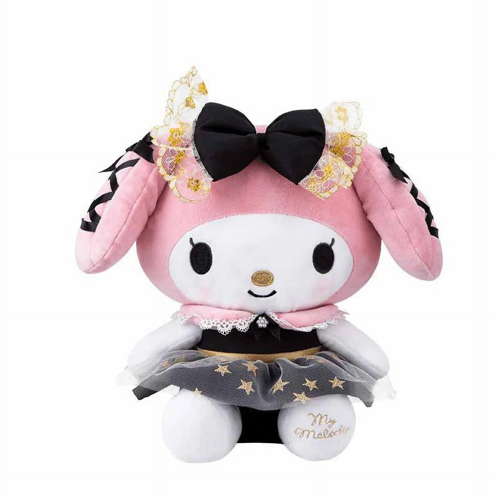 Sanrio Characters My Melody Black Tie Series Plushie - OVERRATED