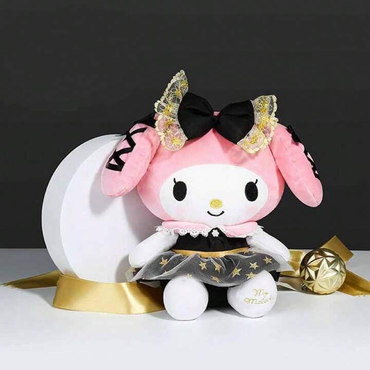 Sanrio Characters My Melody Black Tie Series Plushie - OVERRATED