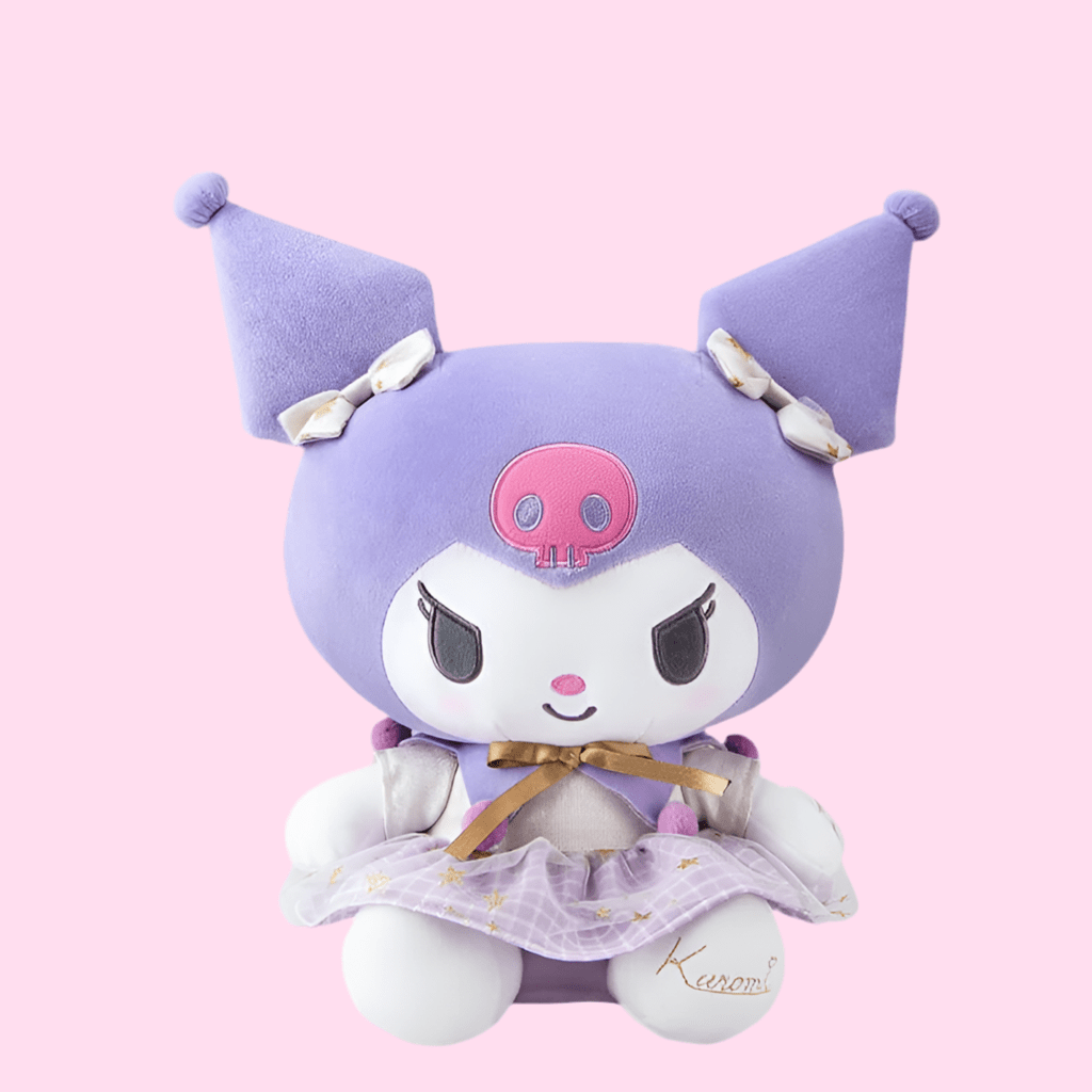 Sanrio Characters Pastel Kuromi Kawaii Dress Series Plushie - OVERRATED