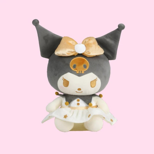 Sanrio Characters Velvet Detail Kuromi Plushie - OVERRATED