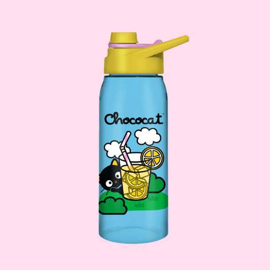 Sanrio Chococat Lemonade 28oz Water Bottle w Screw Lid - OVERRATED