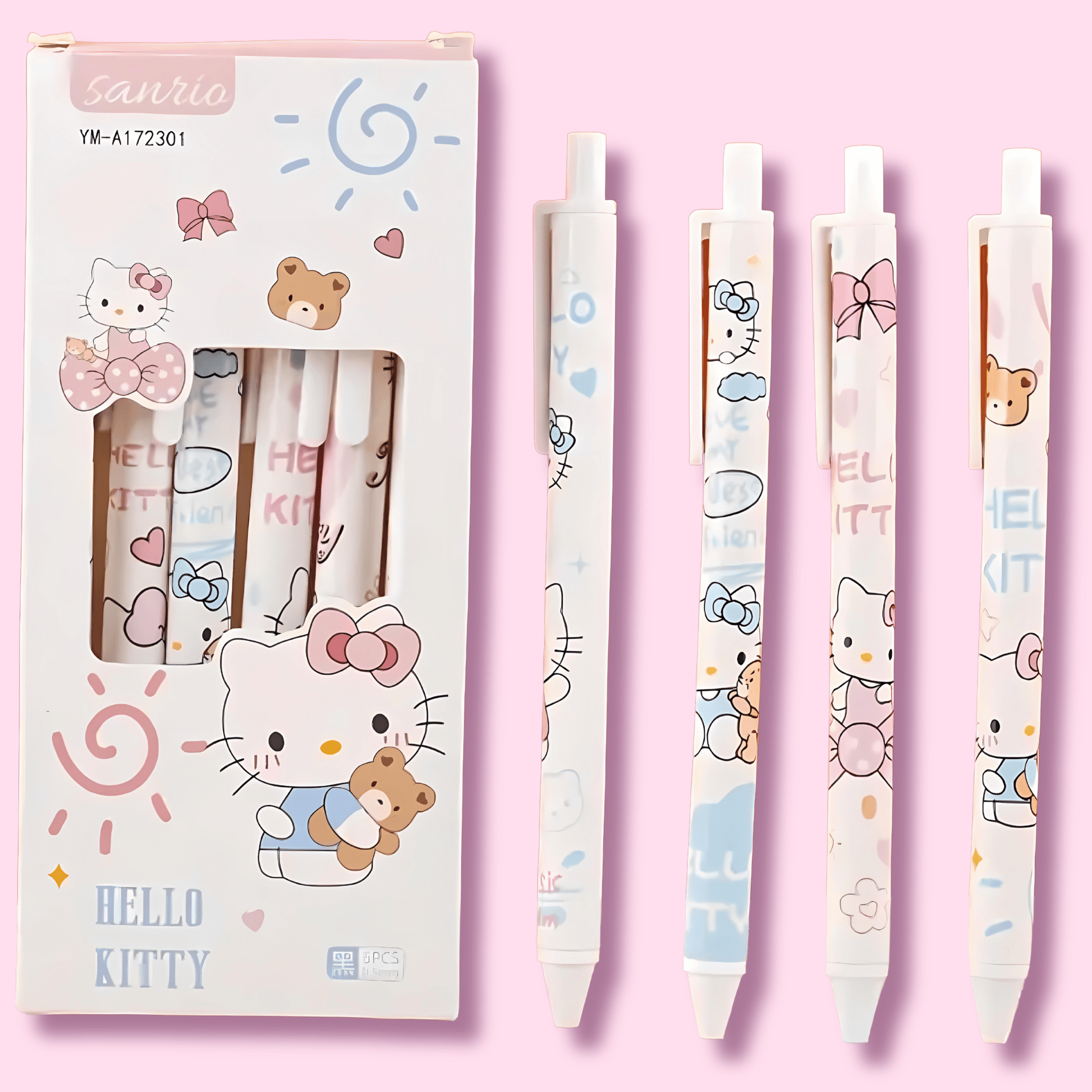 Sanrio Hello Kitty 6 Pack Pen Set - OVERRATED