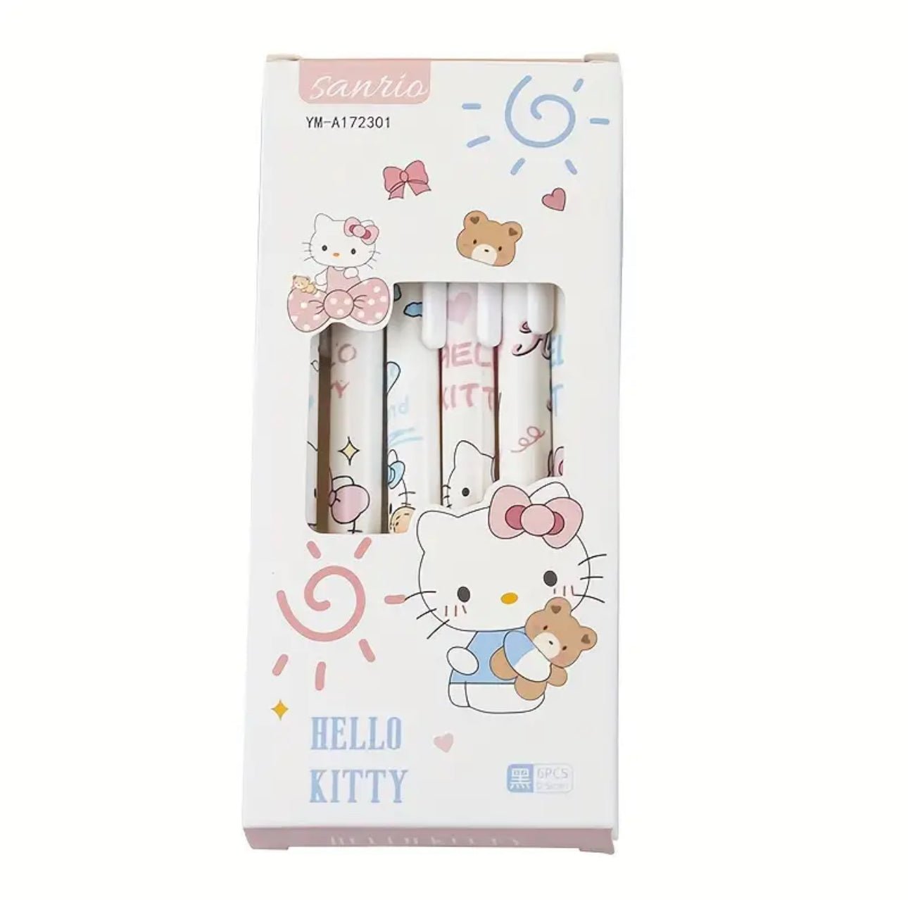 Sanrio Hello Kitty 6 Pack Pen Set - OVERRATED
