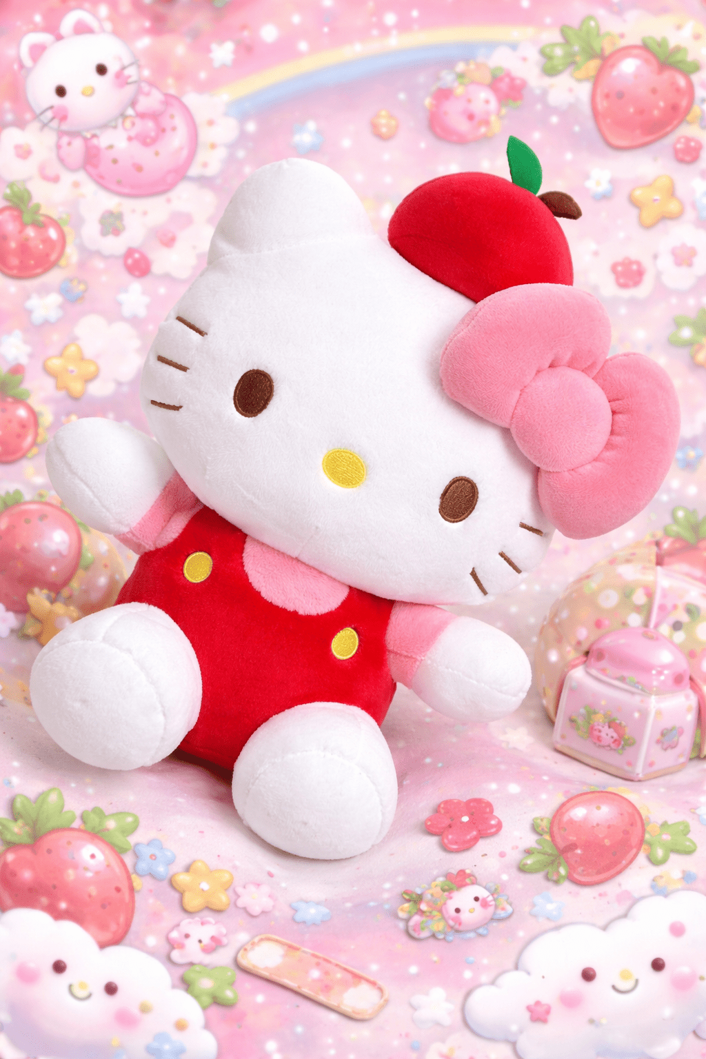Sanrio Hello Kitty Apple Sweetheart Plushie - OVERRATED
