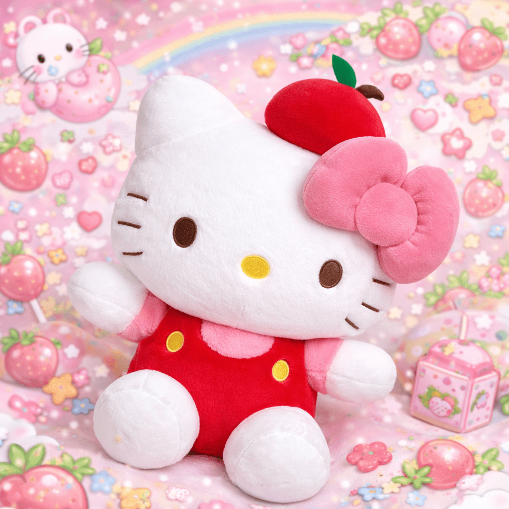 Sanrio Hello Kitty Apple Sweetheart Plushie - OVERRATED