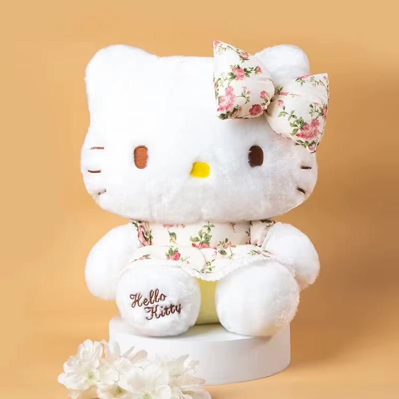 Sanrio Hello Kitty Floral Cottage Plushie - OVERRATED