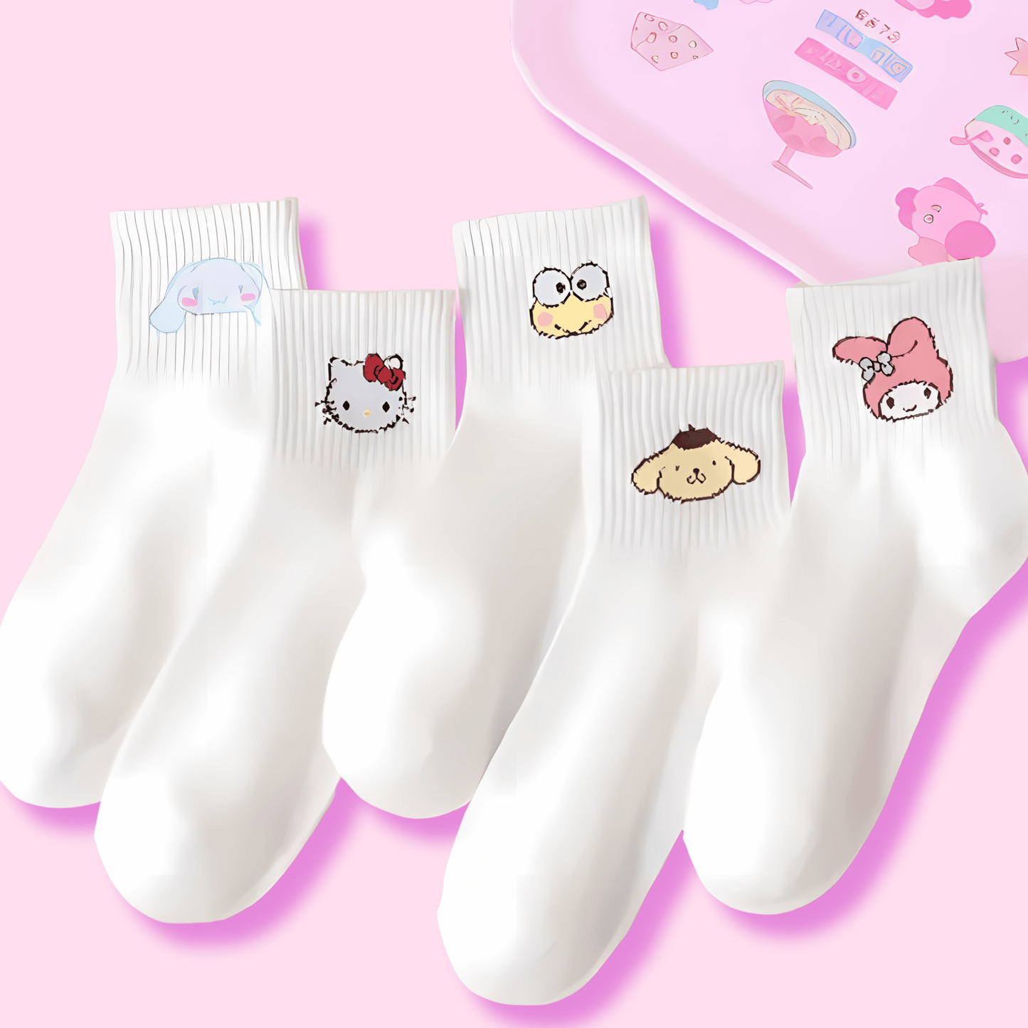 Sanrio Hello Kitty & Friends Classic Crew Socks - OVERRATED