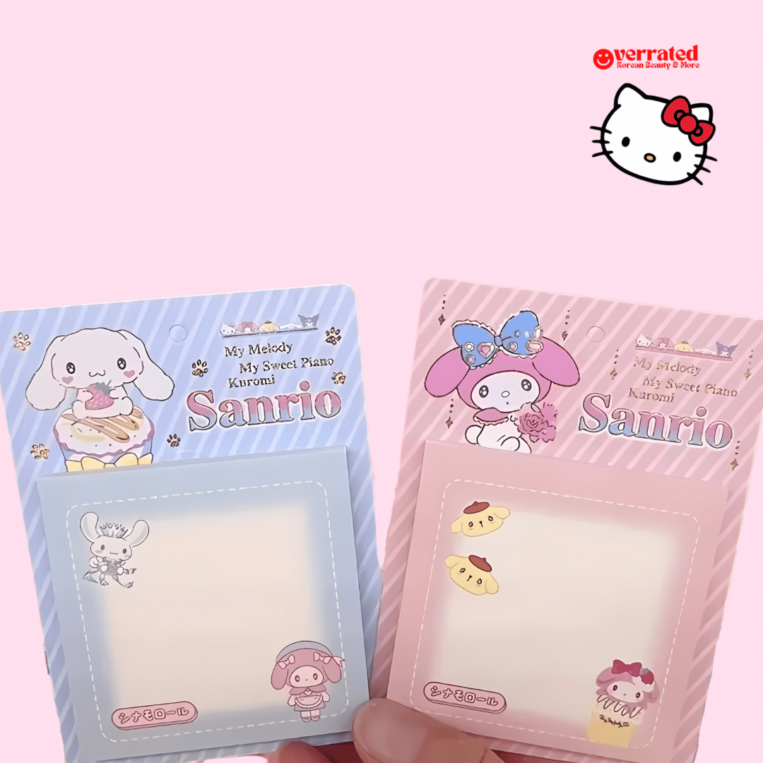 Sanrio Hello Kitty & Friends Kawaii Sticky Notes - OVERRATED